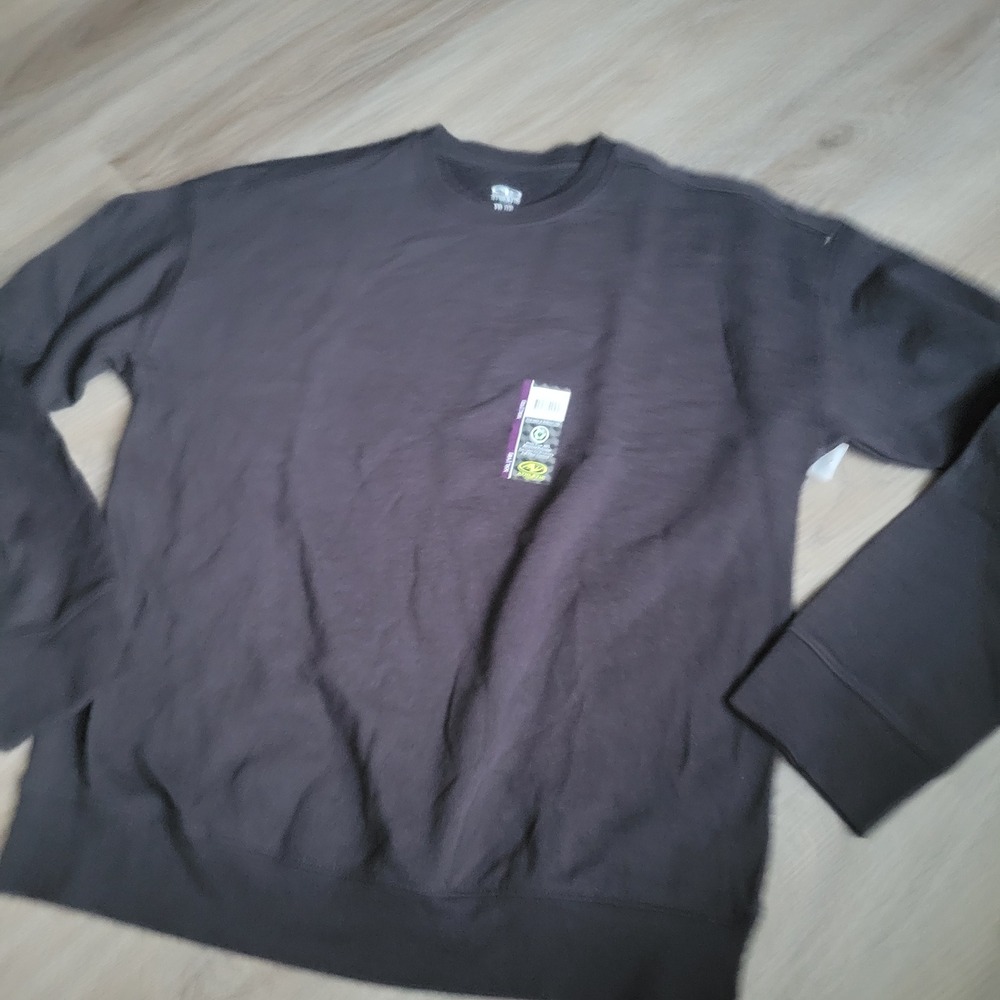 Athletic Works Boys Sweatshirt XXL 18 Black Fleece Core Active Casual Top